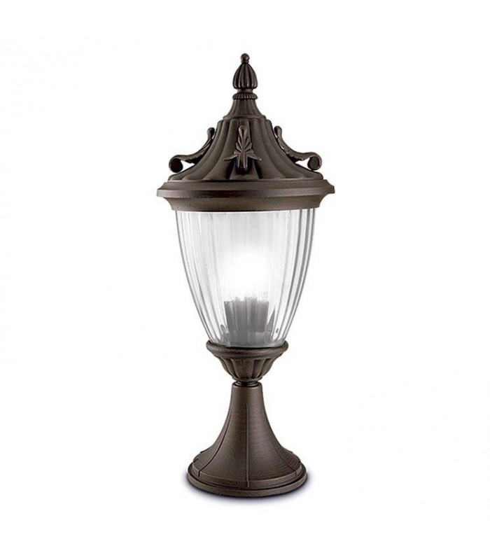 1 Light Outdoor Lamp Rusty Brown - 1