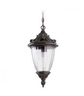 1 Light Outdoor Ceiling Light Rusty Brown - 1