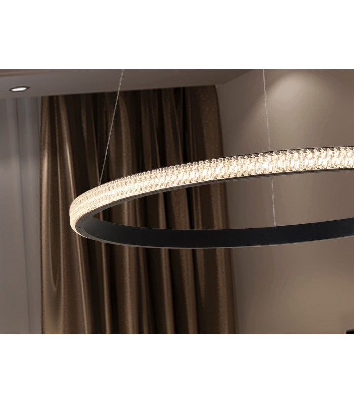 Pendant Light Sandblasted Black -2