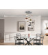 Dimmable 9 Light Light Pendant Light Cluster Drop Copper Satin Brass Chrome -1