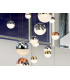 Dimmable 27 Light Light Pendant Light Cluster Drop Chrome Copper Satin Brass -2