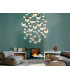 Dimmable 55 Light Light Pendant Light Cluster Drop Chrome Copper Brass -4