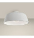 Cylindrical Semi Flush Light Large White E27