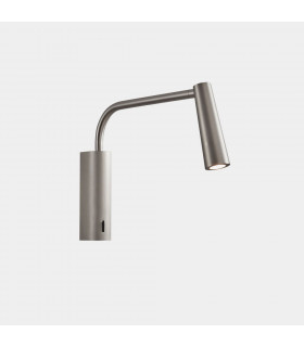 LED Reading Light Adjustable Arm Satin Nickel IP20 2.1W 2700K