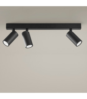 Spotlight 4 Light Bar Metallic Black GU10 7W