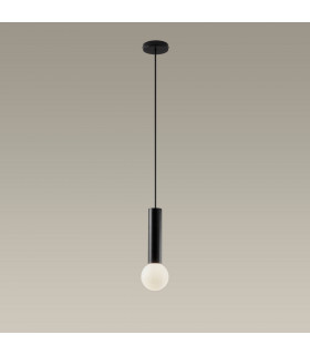 Bathroom Ceiling Simple Pendant Light Metallic Black E14