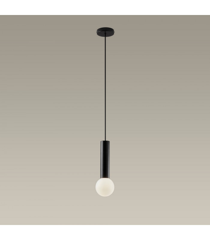 Bathroom Ceiling Simple Pendant Light Metallic Black E14