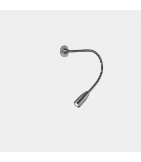 LED Reading Light Adjustable Arm Satin Nickel IP20 2.2W 3000K
