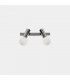 Bathroom Twin Wall Light Chrome E14