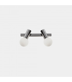 Bathroom Twin Wall Light Chrome E14