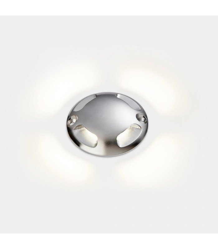 Outdoor LED Recessed Ground Light Aisi 316 Stainless Steel IP65/IP67 3.4W 3000K