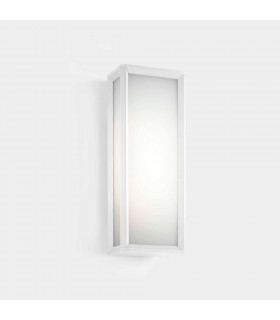 Outdoor LED Box Wall Lantern White, White IP65 21.8W 2700K