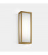 Outdoor LED Box Wall Lantern Gold, White IP65 21.8W 2700K