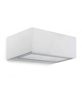 Outdoor LED Up Down Light White, Opal IP65 17.5W 2700K