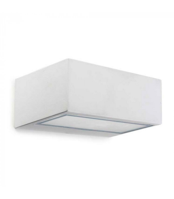 Outdoor LED Up Down Light White, Opal IP65 17.5W 2700K