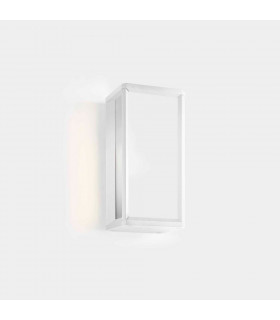 Outdoor LED Mini Box Wall Lantern White, White IP65 9W 2700K