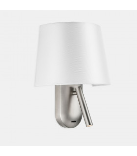 LED Reading Light Nickel, White IP20 2.2W 2700K