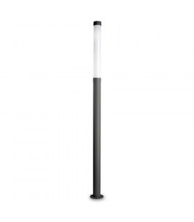 Outdoor LED Bollard Urban Grey, Opal IP65 4000K Dimmable