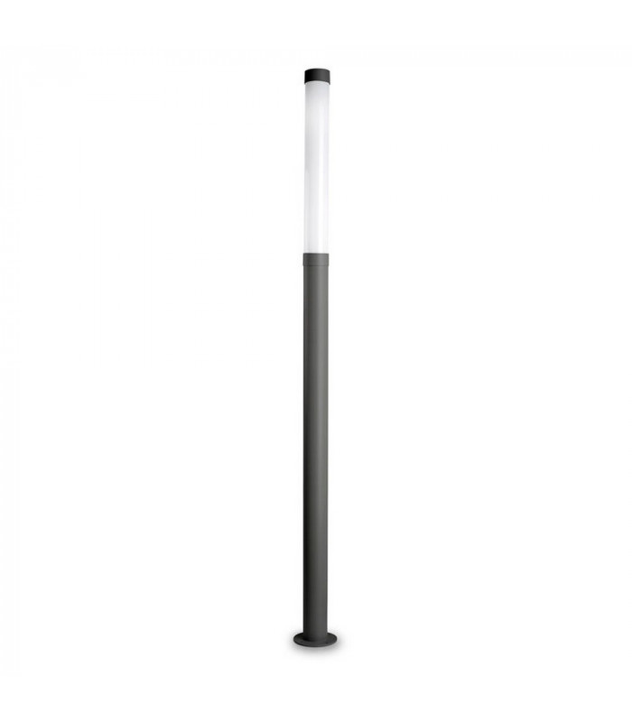 Outdoor LED Bollard Urban Grey, Opal IP65 4000K Dimmable