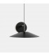LED Dome Hanging Pendants Black IP20 14.9W 2700K