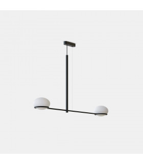 Straight Bar Pendant Black, White E14