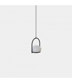 Globe Pendant Black, White E14