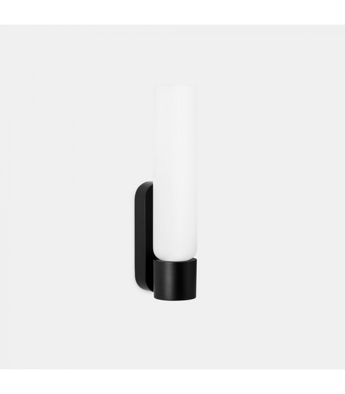 LED Bathroom Wall Light Black IP44 7.5W 3000K