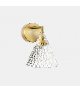 LED Glass Dome Shade Gold IP20 6.7W 2700K