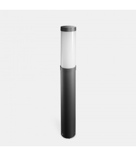 Outdoor LED Bollard Urban Grey, Opal IP65 23W 3000K