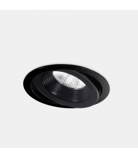 Outdoor LED Recessed Downlight Small Black IP65 IK06 3000K