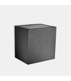 Outdoor LED Up Down Wall Light Small Urban Grey IP65 12W 3000K