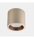 Outdoor LED Surface Mounted Downlight Small Gold IP65 12W 4000K