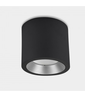 Outdoor LED Surface Mounted Downlight Large Black IP65 23W 4000K