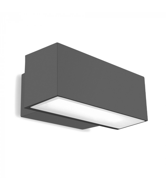 Outdoor LED Emergency Down Light Urban Grey, Partly-Sandblasted IP65 19W 3000K