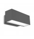 Outdoor LED Emergency Down Light Urban Grey, Partly-Sandblasted IP65 19W 3000K