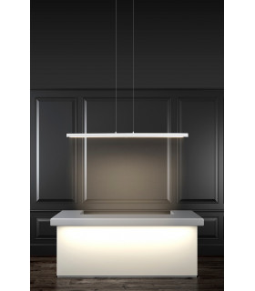 LED 120 Light Ceiling Hanging Pendant Bar White