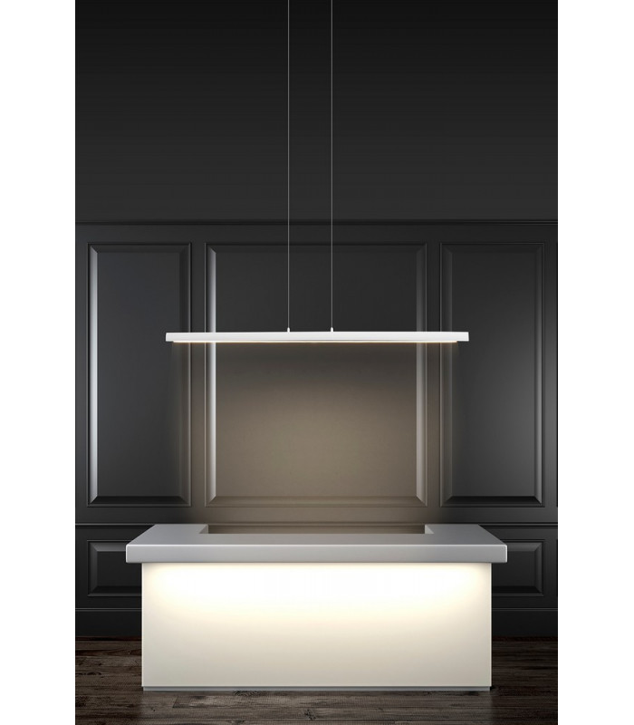LED 120 Light Ceiling Hanging Pendant Bar White