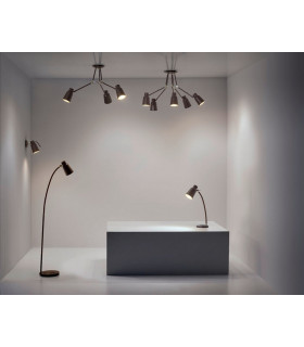 1 Light Indoor Wall Reading Light Brown Gold E27