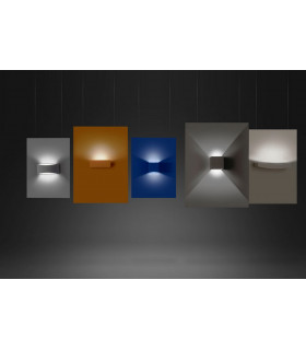 Up & Down Plaster Wall Light White G9