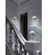 1 Light Up & Down Wall Light White E27