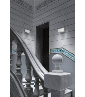 1 Light Up & Down Wall Light White E27