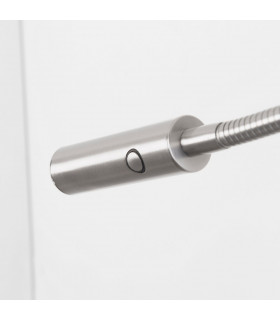 Integrated LED Adjustable Wall Lamp Satin Nickel