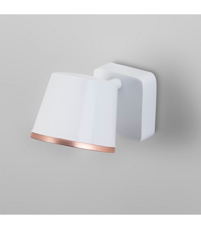 Integrated LED Indoor Dome Wall / Ceiling Light White Copper-3