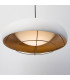Integrated LED Dome Ceiling Pendant Light White Gold