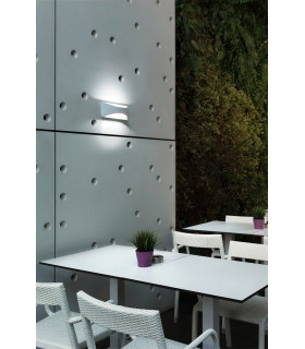 LED Outdoor Up Down Wall Light White IP65