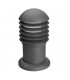 1 Light Small Outdoor Bollard Light Urban Grey IP44 E27