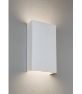 LED 1 Light Indoor Dimmable Wall Light Plaster - 1