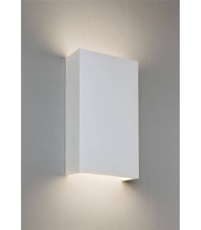 LED 1 Light Indoor Dimmable Wall Light Plaster - 1