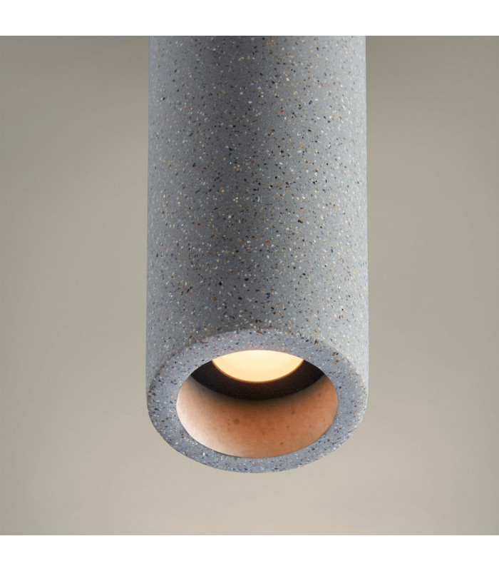 LED 1 Light Ceiling Pendant Cement Grey