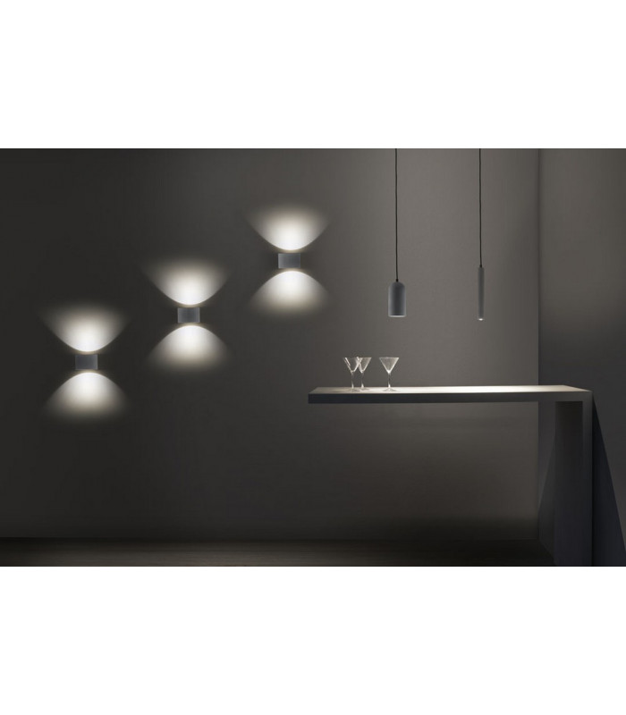 LED 1 Light Ceiling Pendant Cement Grey-2